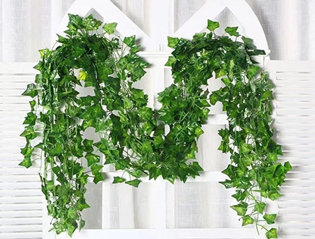 Artificial Rattan Silk Long Hanging Plant Leaves Vine Lvy Hanging Winter Trees Rolls Garlands